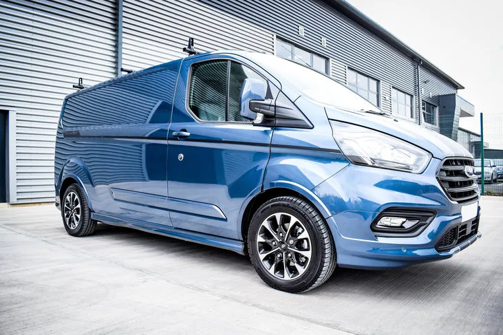 blue van